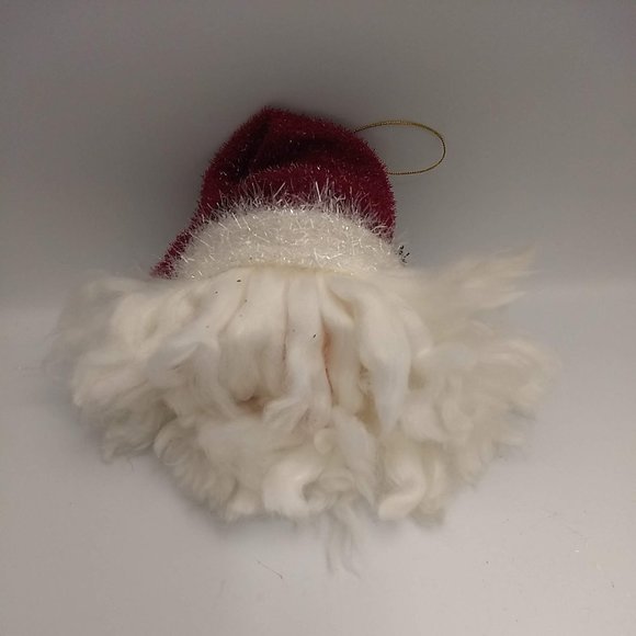 2 Christmas Santa Claus Face Head Ornament Tree Decoration Hanging Ornament - Picture 14 of 15